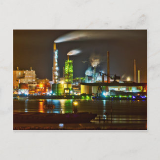 Cartão Postal Fábrica de cor doce