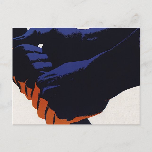 Cartão Postal Fábrica de Negócios Antiga, Produção de Manufatura (Frente)