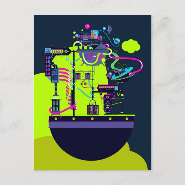 Cartão Postal Fábrica Monster (Frente)