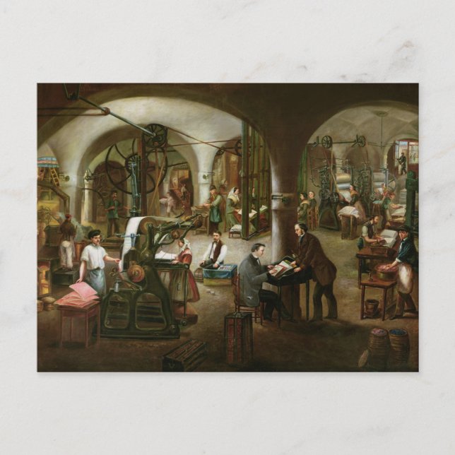 Cartão Postal Fábrica na Rue d'Aubagne, 1861 (Frente)