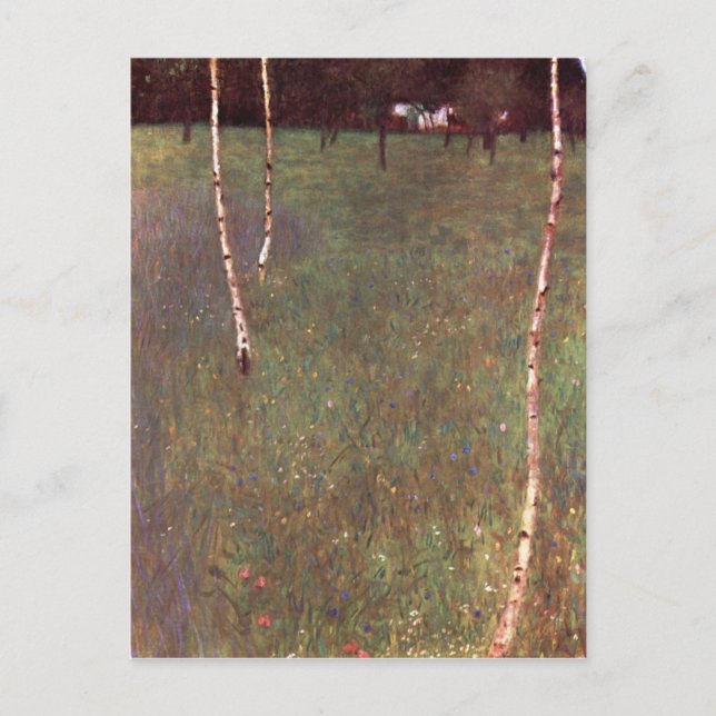 Cartão Postal Fábricas com Árvores de Aves (Frente)