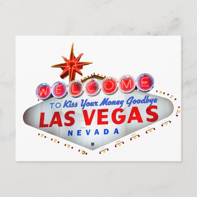 Cartão Postal Fabulosa Las Vegas (Frente)