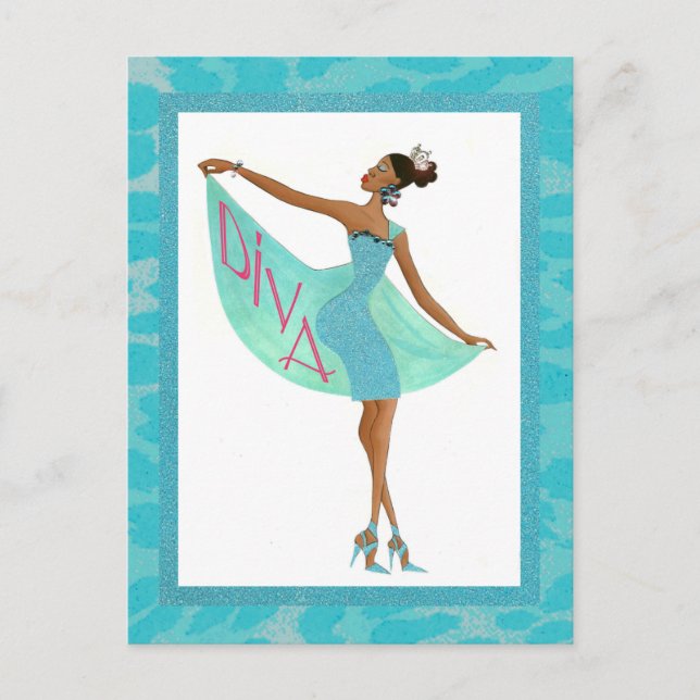 Cartão Postal Fabuloso Diva (Frente)