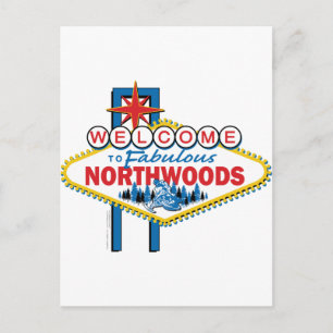 Cartão Postal Fabulous-North-Woods