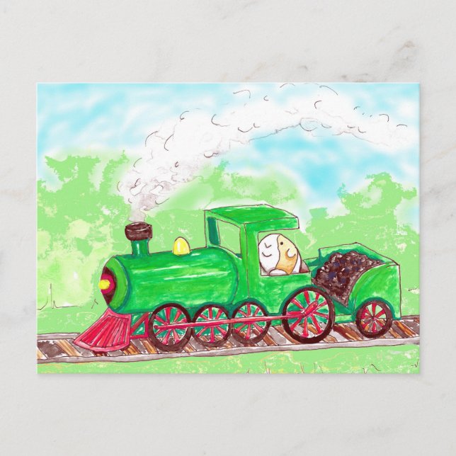 Cartão Postal Faça a pintura guineense dirigindo uma pintura de  (Frente)