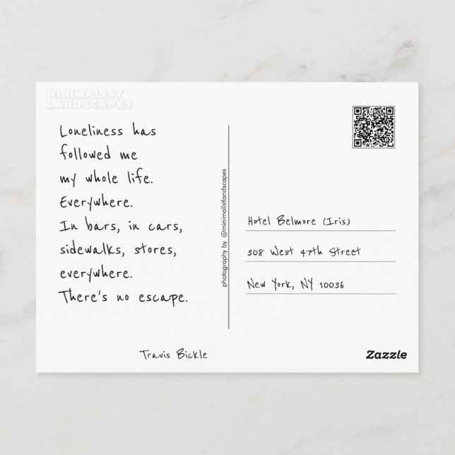 Cartão Postal Faça o seu (Verso)