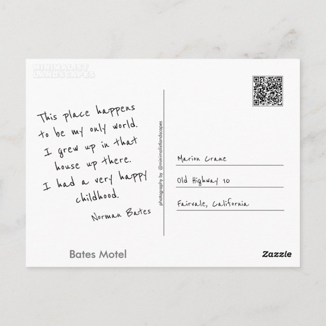 Cartão Postal Faça o seu (Verso)