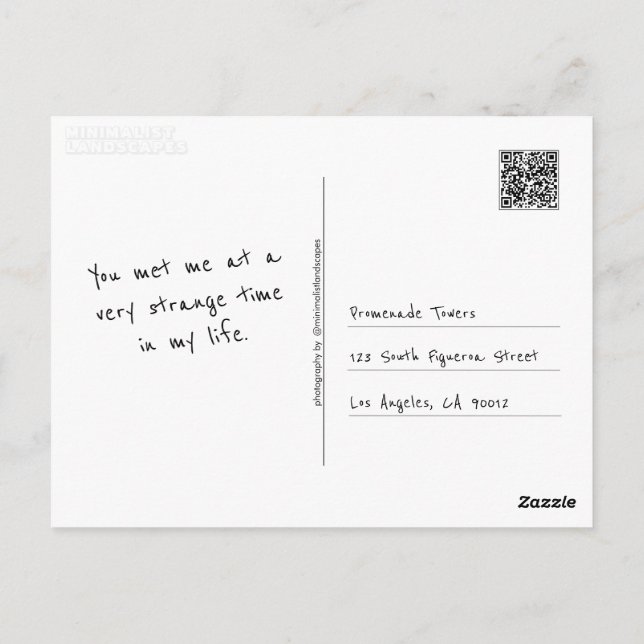 Cartão Postal Faça o seu (Verso)