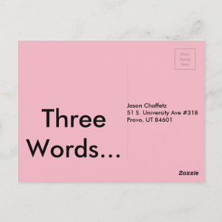 Cartão Postal Faça o Seu Trabalho