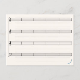 Cartão Postal "Faça sua própria Ascensão musical"