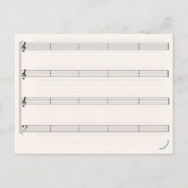 Cartão Postal "Faça sua própria Ascensão musical"