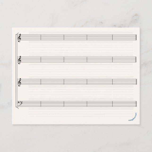 Cartão Postal "Faça sua própria Ascensão musical" (Frente)