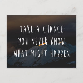 Cartão Postal Faça uma citação motivacional