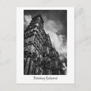 Cartão Postal Facada Gótica, Cartaz da Catedral de Salisbury