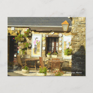 Cartão Postal Façade crêperie BRETAGNE FRANÇA