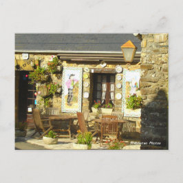 Cartão Postal Façade crêperie BRETAGNE FRANÇA