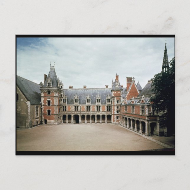 Cartão Postal Facade da Ala Louis XII, 1498-1503 (Frente)