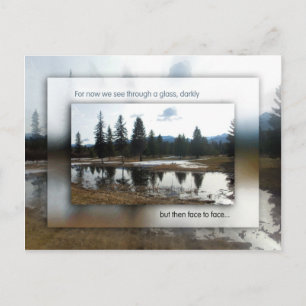 Cartão Postal Face a Face