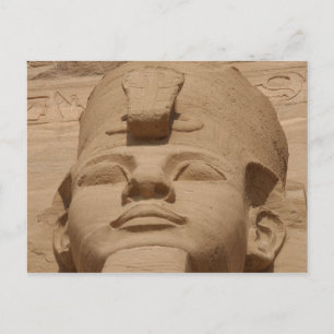 Cartão Postal face abu simbel