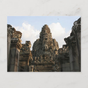 Cartão Postal face angkor camboja