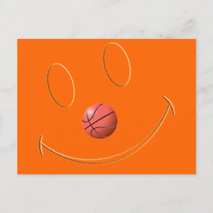 CARTÃO POSTAL FACE BASKETBALL