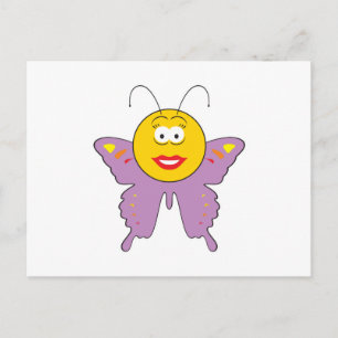 Cartão Postal Face da borboleta