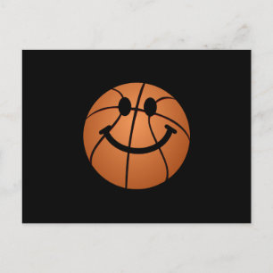Cartão Postal Face de basquetebol