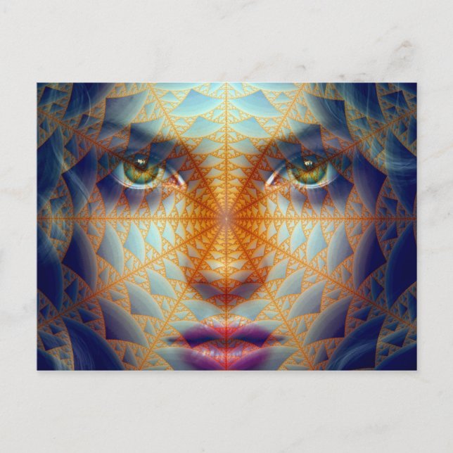 Cartão Postal Face de um Anjo (Frente)