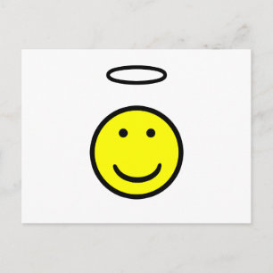 Cartão Postal Face Halo