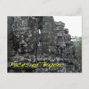 Cartão Postal Faces de Bayon