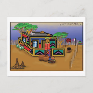 Cartão Postal Facetas da África