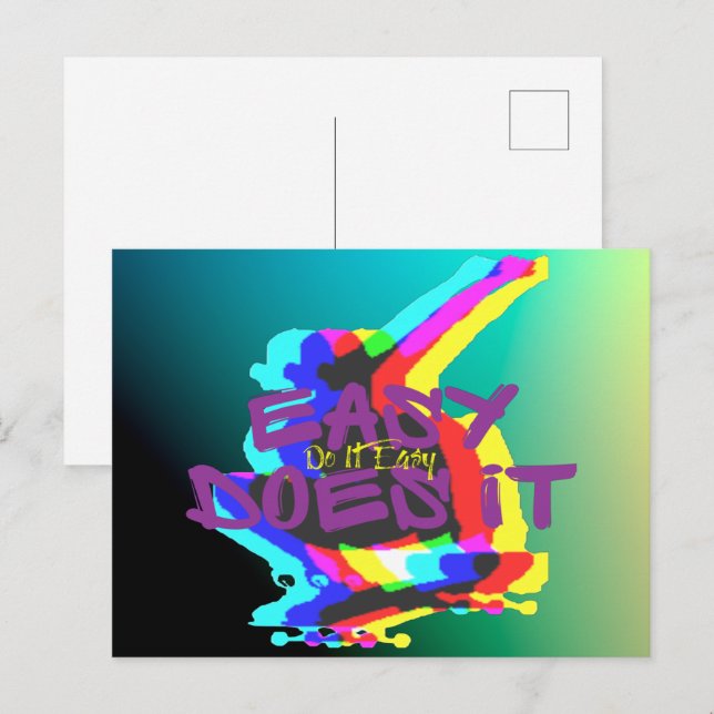 Cartão Postal Fácil Faz Isso (Frente/Verso)