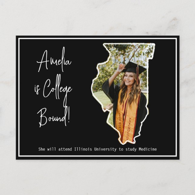 Cartão Postal Faculdade de Pós-Graduação Illinois (Frente)