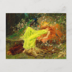 Cartão Postal Fada — Arthur Wardle