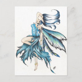 Cartão Postal fada azul