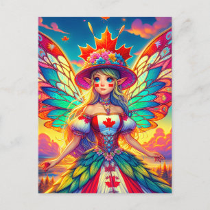 Cartão Postal Fada Canadense
