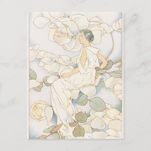 Cartão Postal Fada das flores (1861–1897) (Frente)