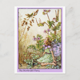 Cartão Postal Fada de Bill das cegonhas