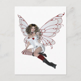 Cartão Postal Fada de lingerie