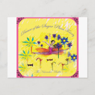 Cartão Postal Fada De Pluma De Açúcar