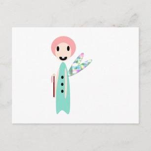 Cartão Postal Fada dentária