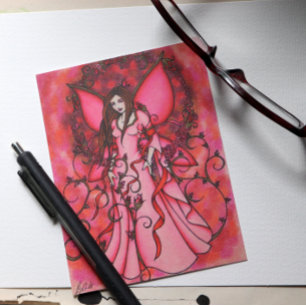 Cartão Postal Fada Flora