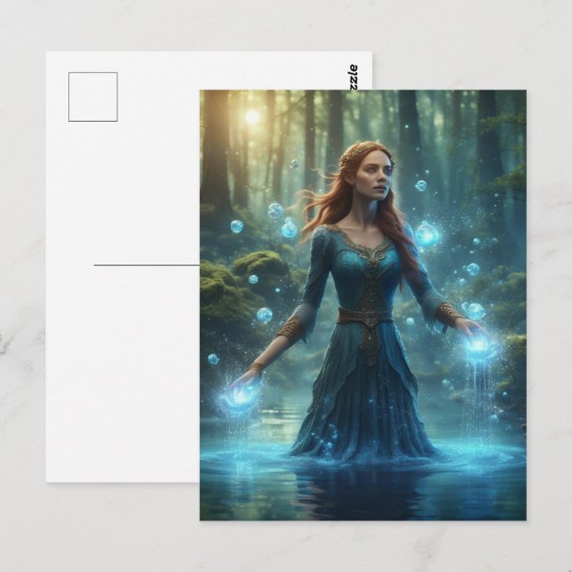 Cartão Postal Fada Magic Poster (Frente/Verso)