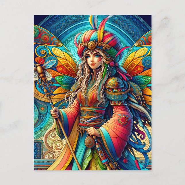 Cartão Postal Fada Tunisina (Frente)