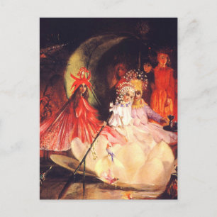 Cartão Postal Fadas de Verão