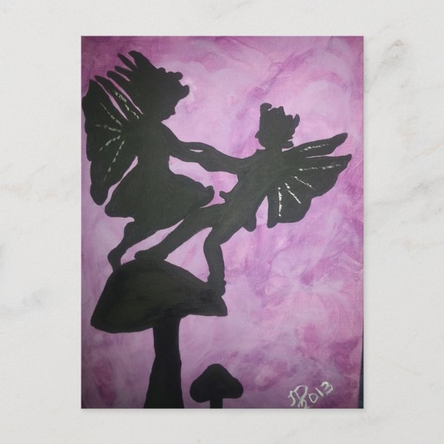 Cartão Postal Fadas em Mushroon.jpg (Frente)