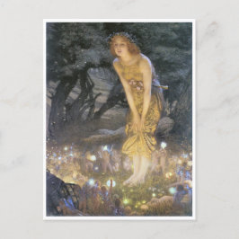 Cartão Postal Fadas na Véspera do Solstício de Verão por Edward 