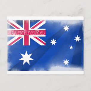 Cartão Postal Fadeout de Sinalizador da Austrália