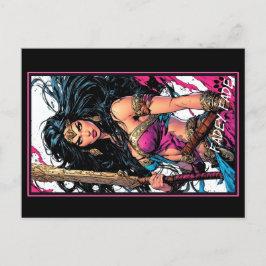 Cartão Postal Fadey Barbarian Comic Style 03