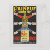 Faineuf France Poster vintage 1911